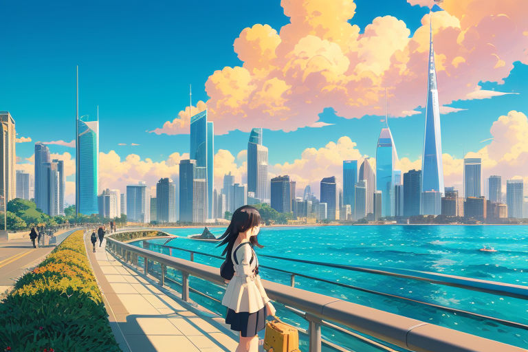Anime City Skyline
