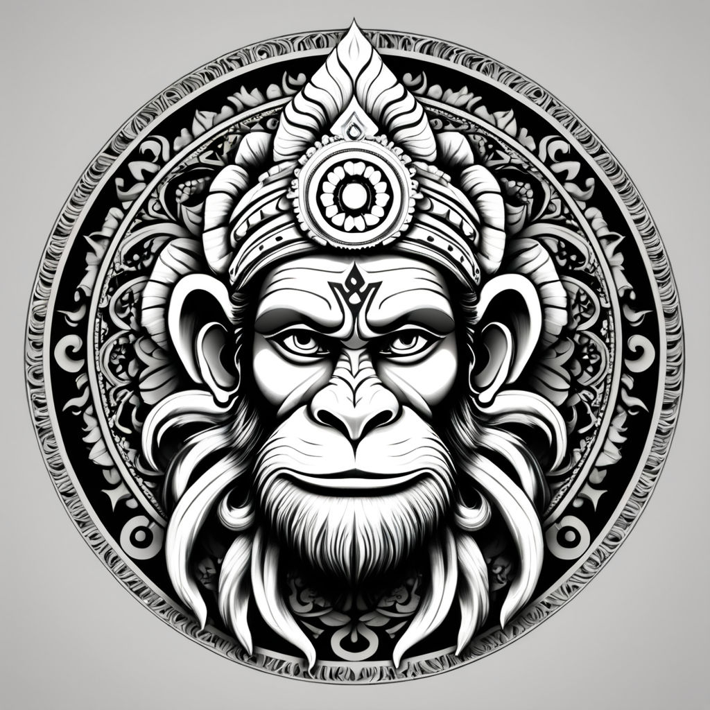 voorkoms Panchmukhi Hanuman Ji Temporary Tattoo Stickers For Male And  Female Fake Tattoo - Price in India, Buy voorkoms Panchmukhi Hanuman Ji  Temporary Tattoo Stickers For Male And Female Fake Tattoo Online