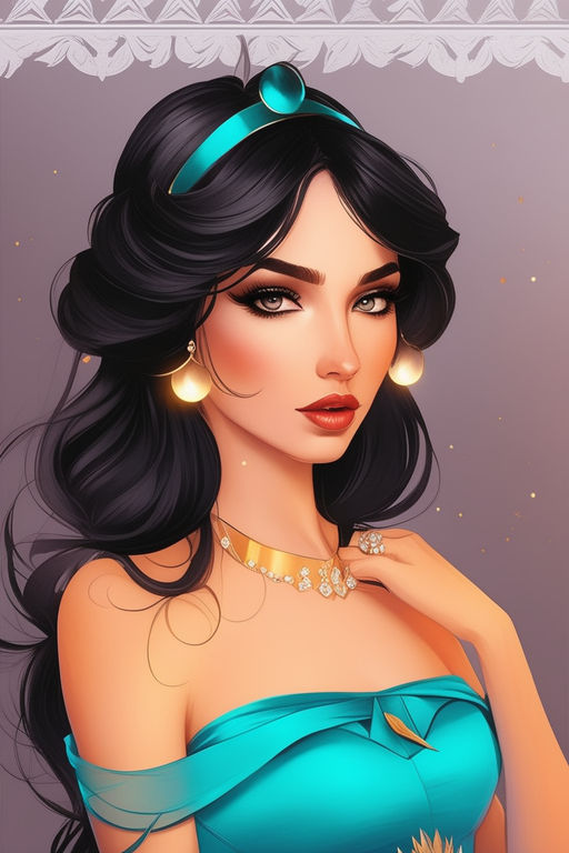 disney princess jasmine sketch