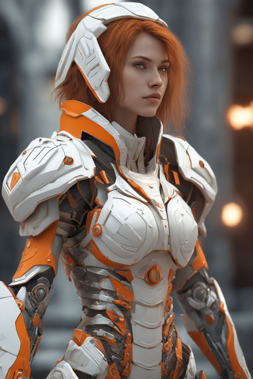 futuristic light armor female