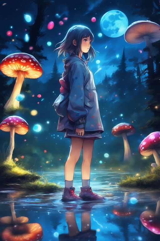 Anime Mushroom - Etsy