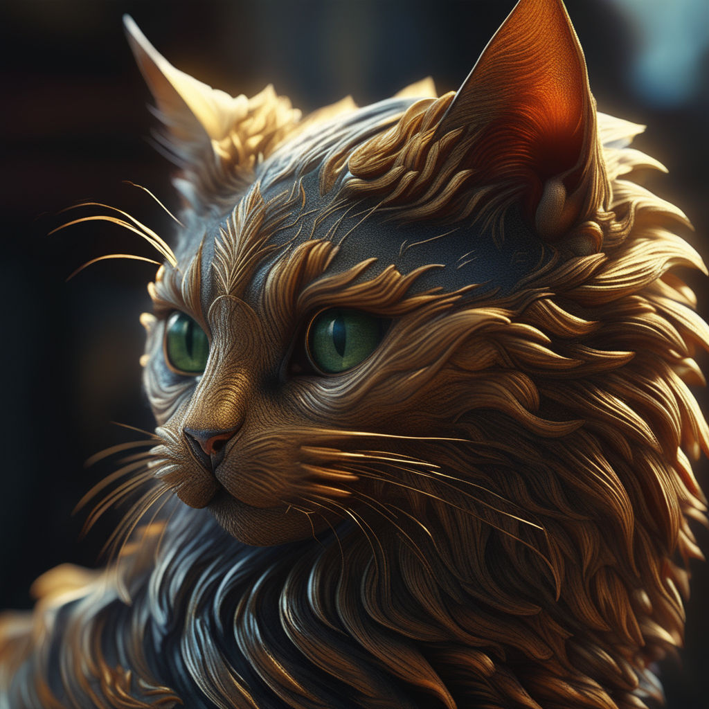 ArtStation - WARRIOR CATS 3D - Ashfur