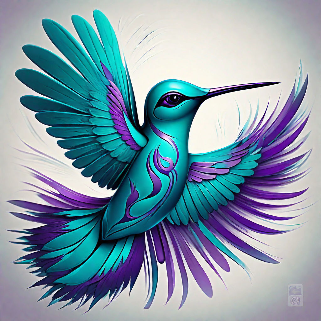 Haida First Nation 'hummingbird' Temporary Tattoo West Coast Native  Indigenous Art - Etsy New Zealand