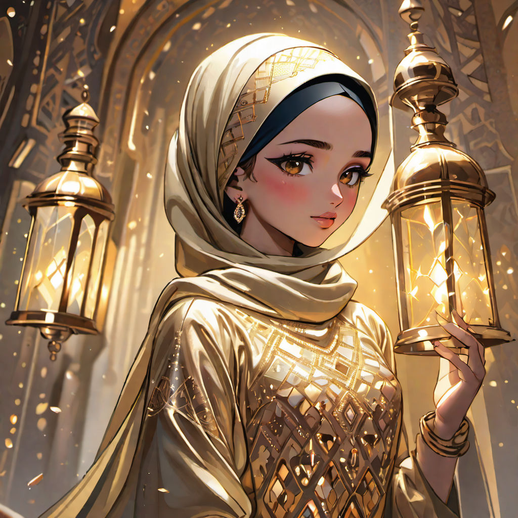 Anime muslim hijab - szuukie art - Digital Art, People & Figures