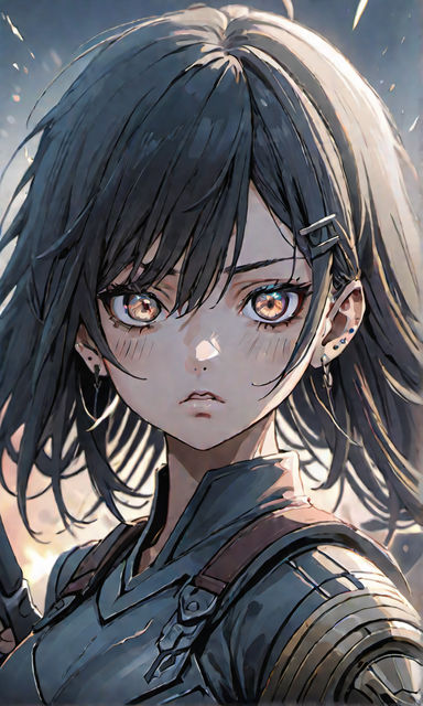 Anime Character with Piercing Gaze - dark aesthetic anime pfp