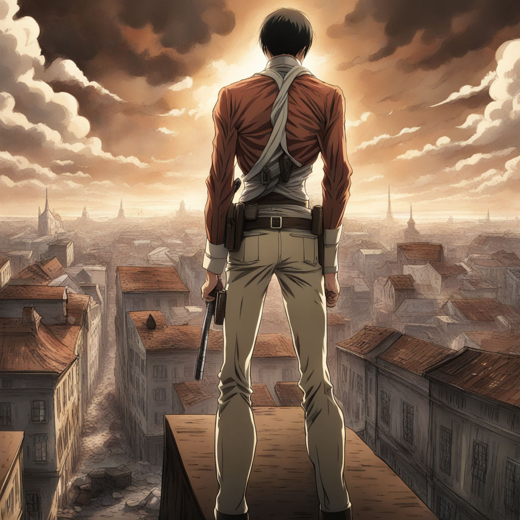 AI Art: Colossal Titan - Shingeki No Kyojin by @RM