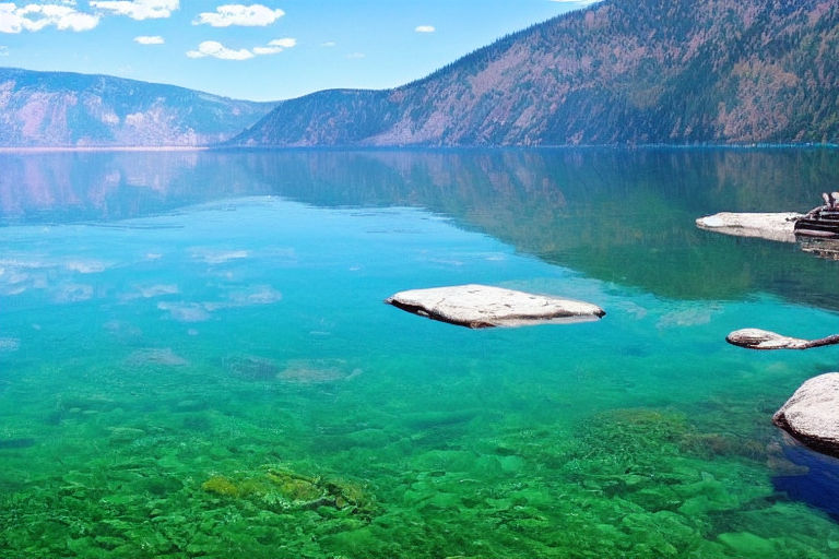 deepest clearest lake in the world