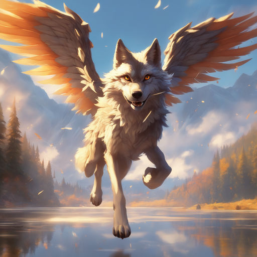 Winged Wolf. Fantasy wolf, Anime wolf, Wolf spirit animal, Flying Wolf HD  wallpaper | Pxfuel