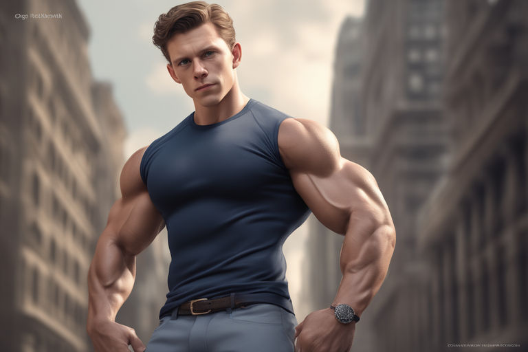 Download Muscular Giga Chad Wallpaper