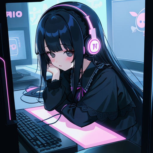 Gaming Anime Girl Aesthetic Wallpapers  Wallpaper Cave
