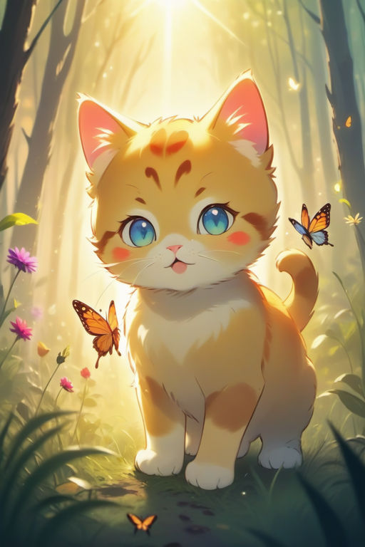 Kawai!!!  Cute anime cat, Kawaii wallpaper, Kawaii anime