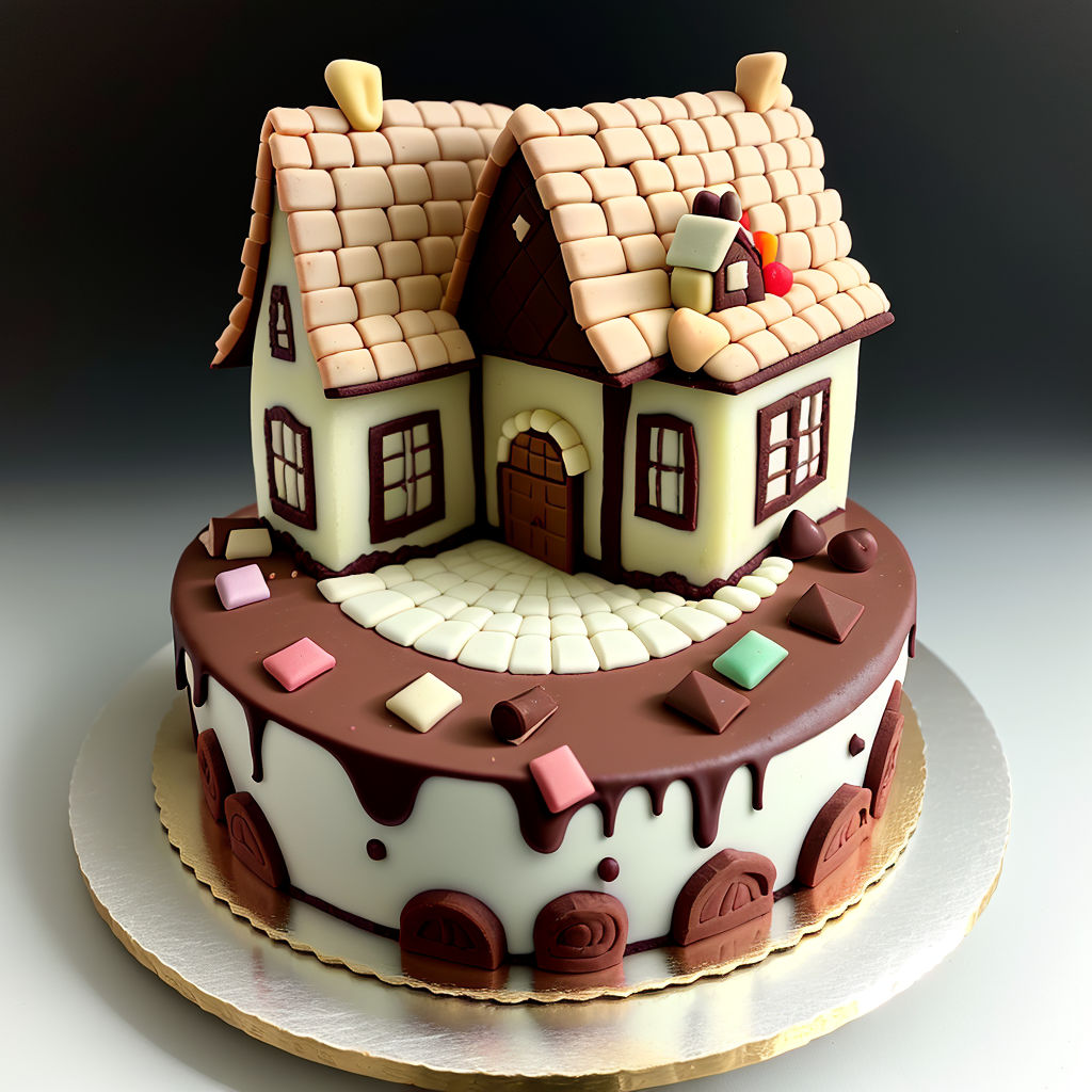 Mia Cake House | House cake, Building cake, Novelty cakes