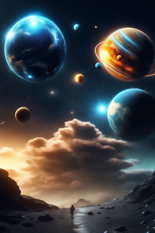 8K Space Wallpaper  Solar kids, Wallpaper space, Planets art