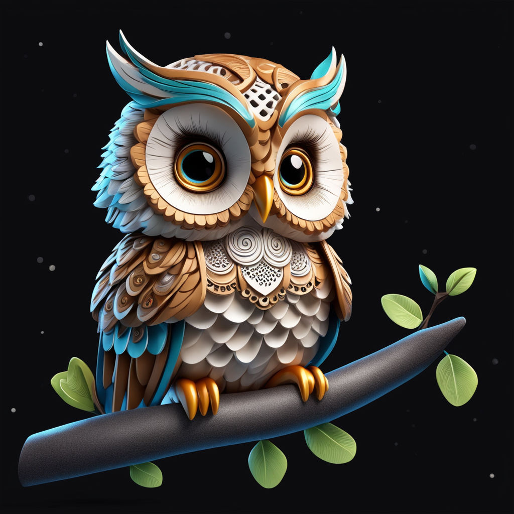 cute cartoon owl wallpaper