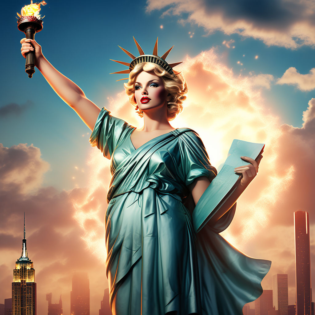 Nyc Statue Liberty Mime Times Square Stock Photos - Free & Royalty-Free  Stock Photos from Dreamstime