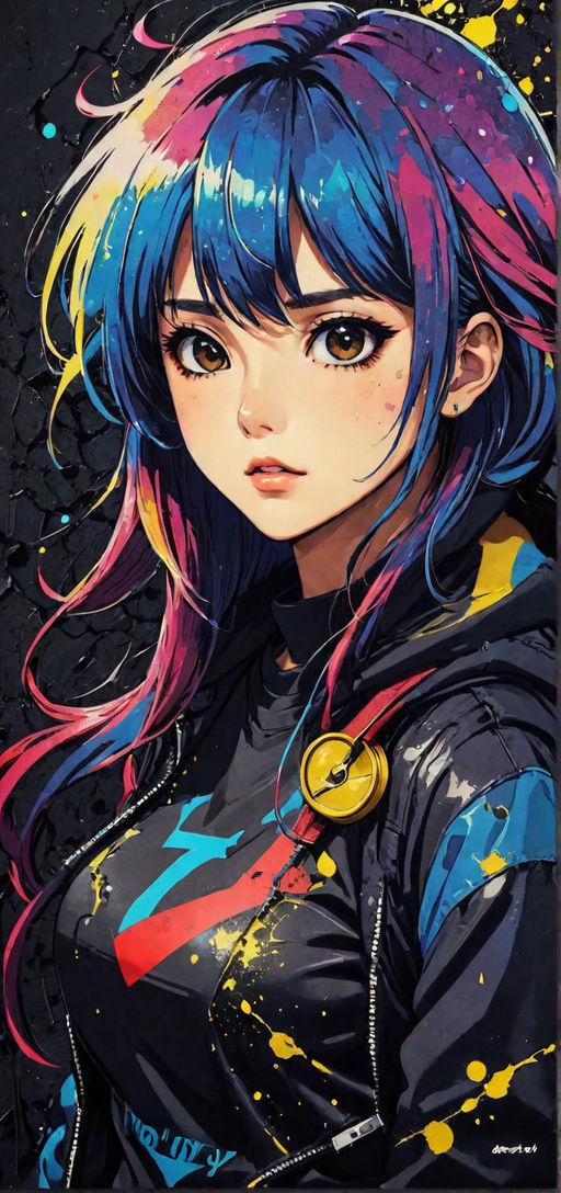 louis vuitton anime girl