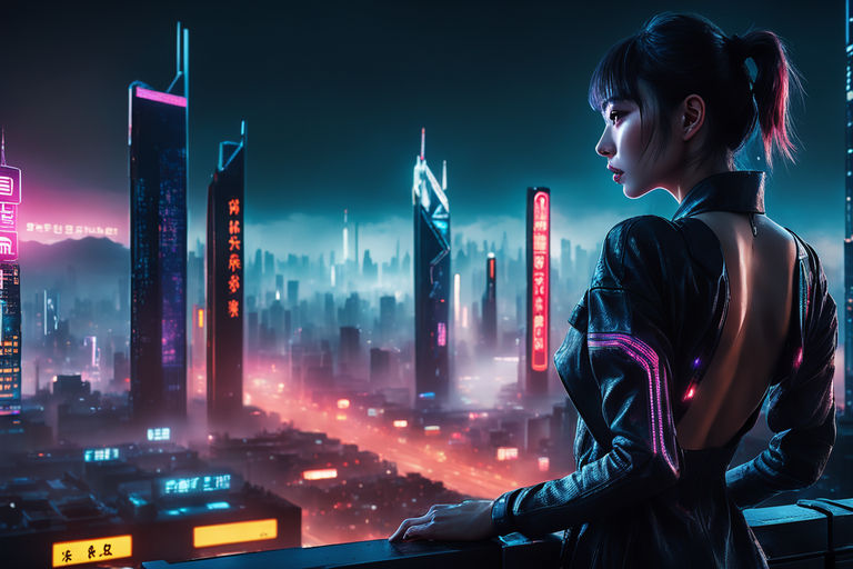 3d Art Illustration Of A Futuristic Cyberpunk Metropolis At Night With A  Sci Fi Twist Background, Technology Wallpaper, Digital Wallpaper, Sci Fi  Background Background Image And Wallpaper for Free Download