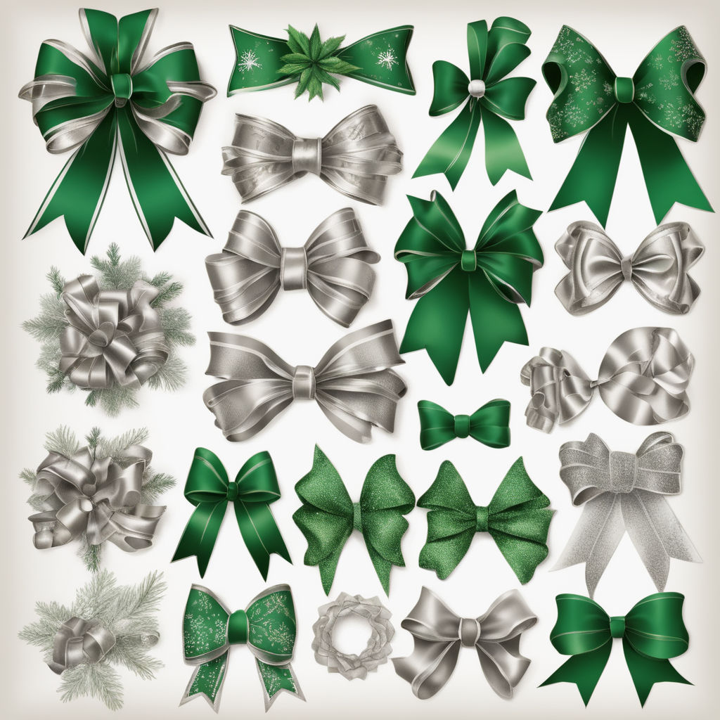 Green And Ivory Christmas