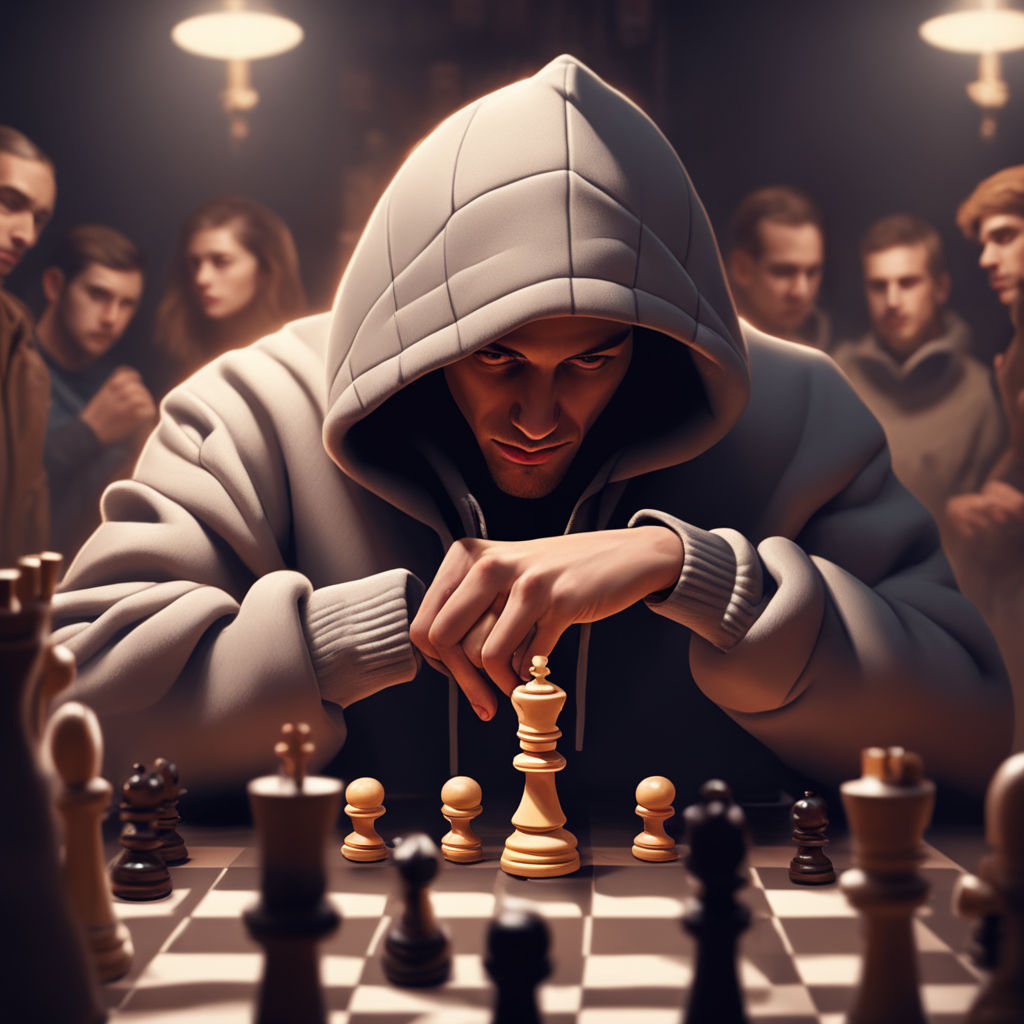 Cristiano Ronaldo vs Messi in a chess game - Playground