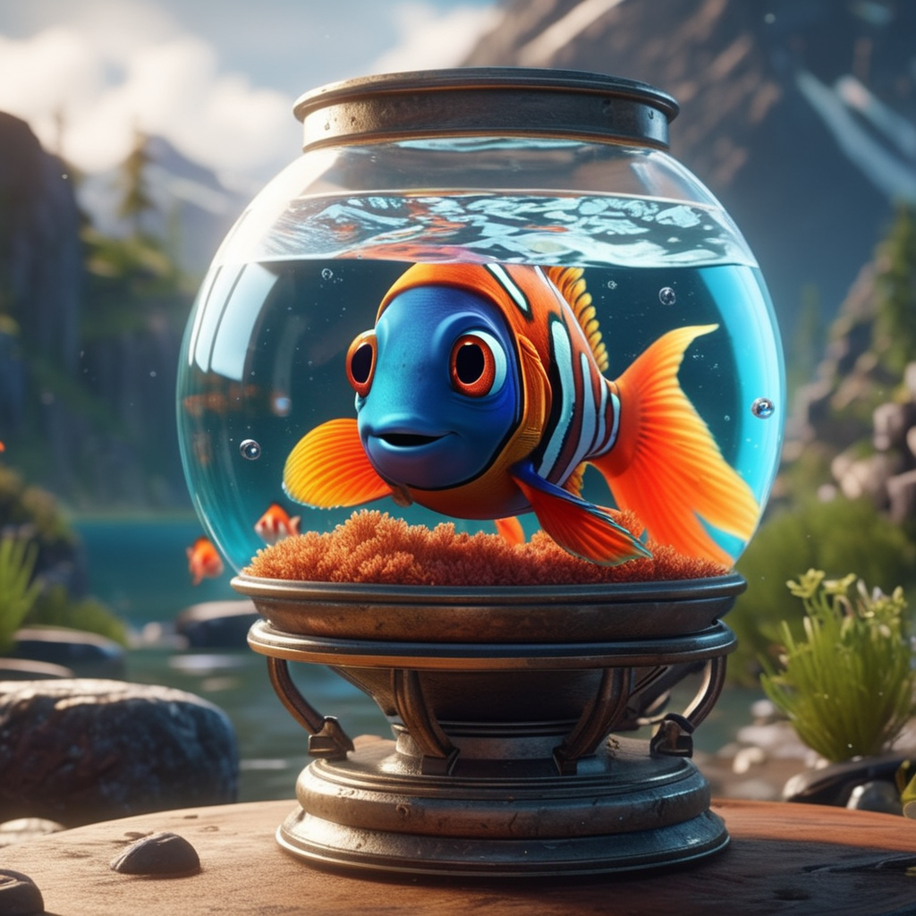 Disney Pixar Finding Nemo Betta Bow Tank – bold-custom-projects