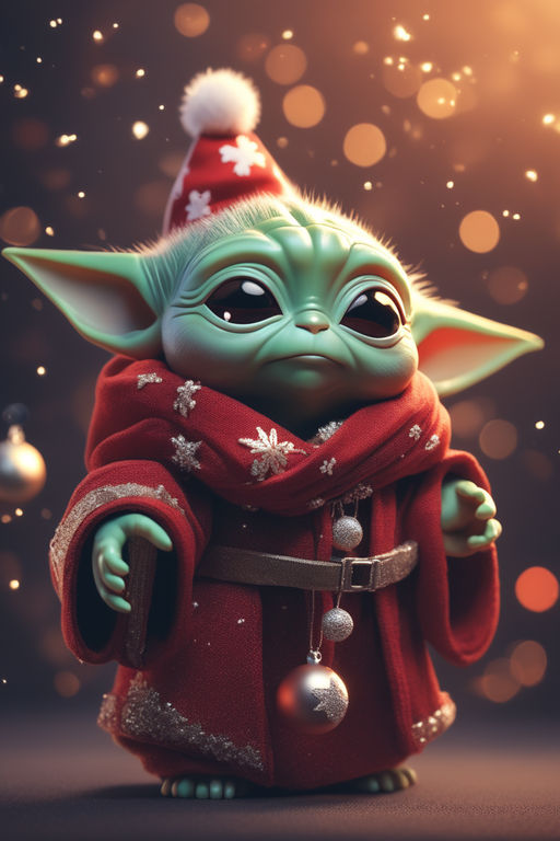 Tis The Season Christmas Baby Yoda Groot Louisville Cardinals Cute