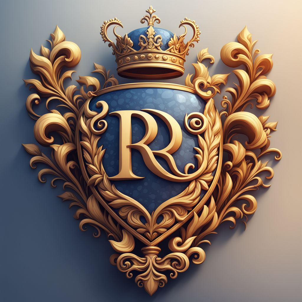 Premium Vector | The royal r with cap letter vector logo design