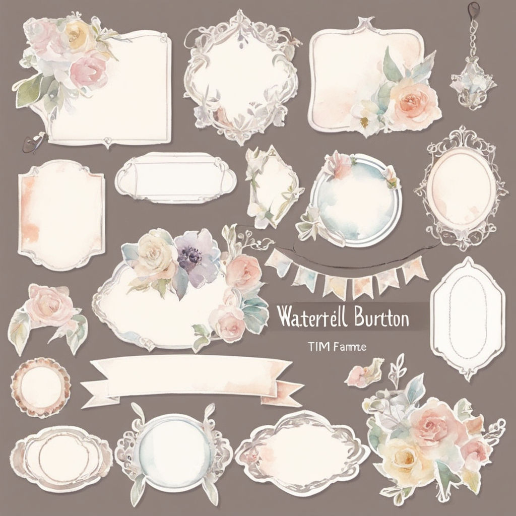 Watercolor Passport Clipart JPG Graphic by KiwiCakeStudio