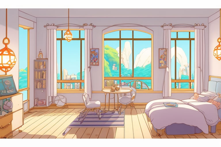 Anime Bedroom 4 by F3lchocobo on DeviantArt