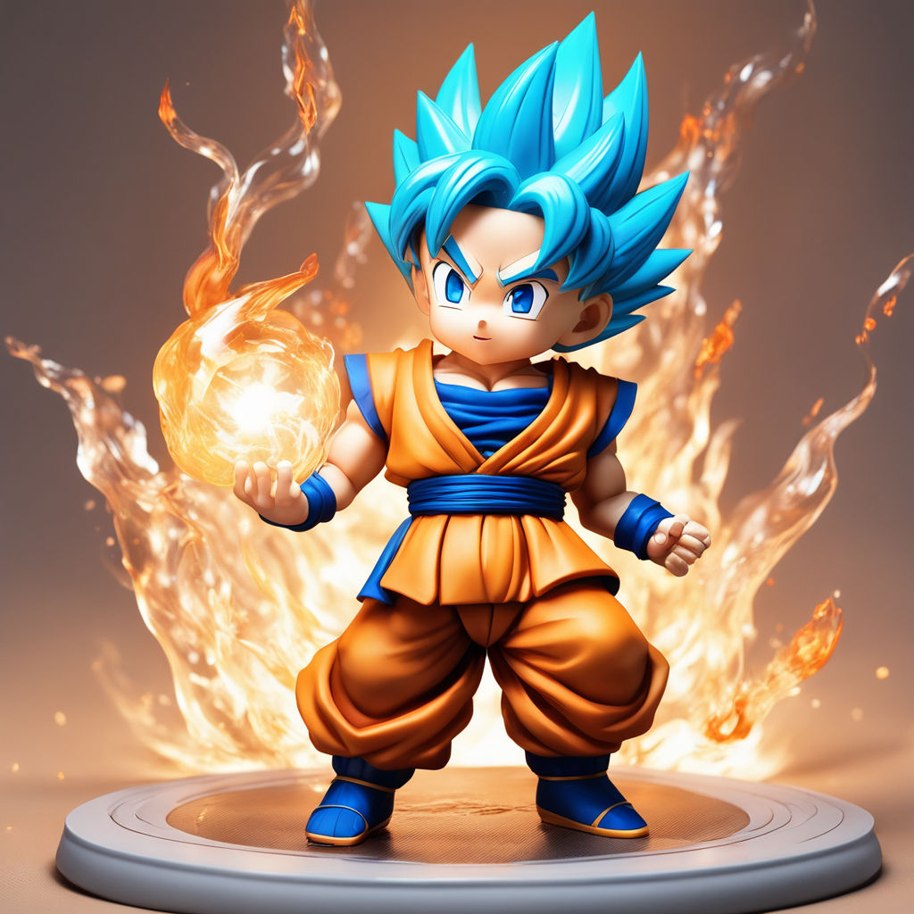 Dragon Ball Flash Series Super Saiyan Goku Anime Figure | 4'' Tall Super  Saiyan Goku Action Figure Super Anime Merch Contains Collectible Coin Manga