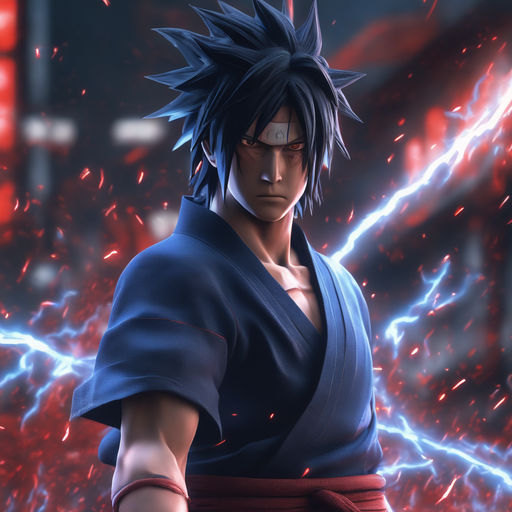 Sasuke with their sharingan eyes - Playground