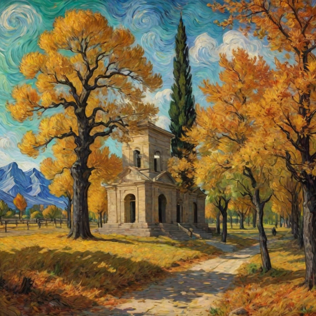 Autumn By Van Gogh