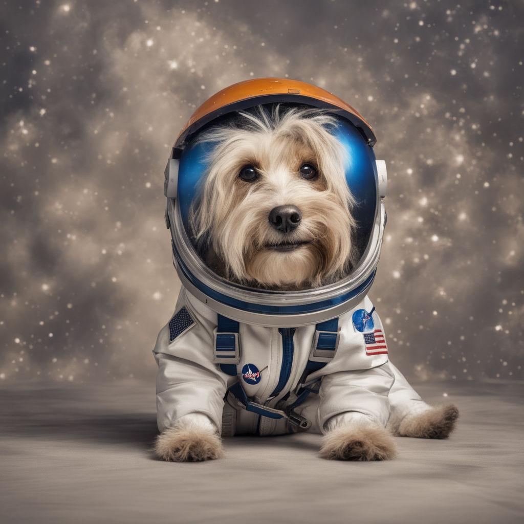 animals in space suits