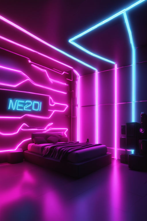 HD neon room wallpapers | Peakpx