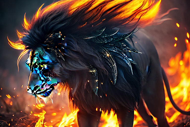 Fire Lion Wallpapers - Wallpaper Cave