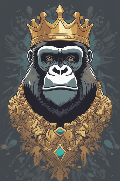 King Gorilla #025 - King Gorilla - Graffiti Minimalist Pop Art