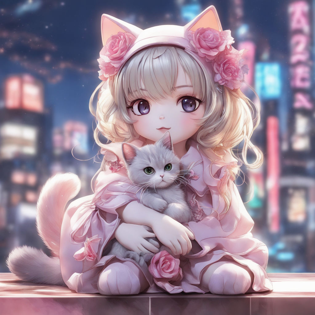 Anime Cat Manga Cute - Chi Cat Anime Transparent PNG - 1047x1305 - Free  Download on NicePNG