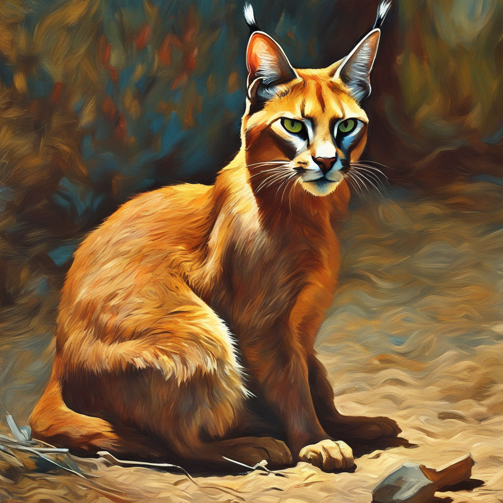 Big Floppa My Beloved Caracal Meme | Art Board Print