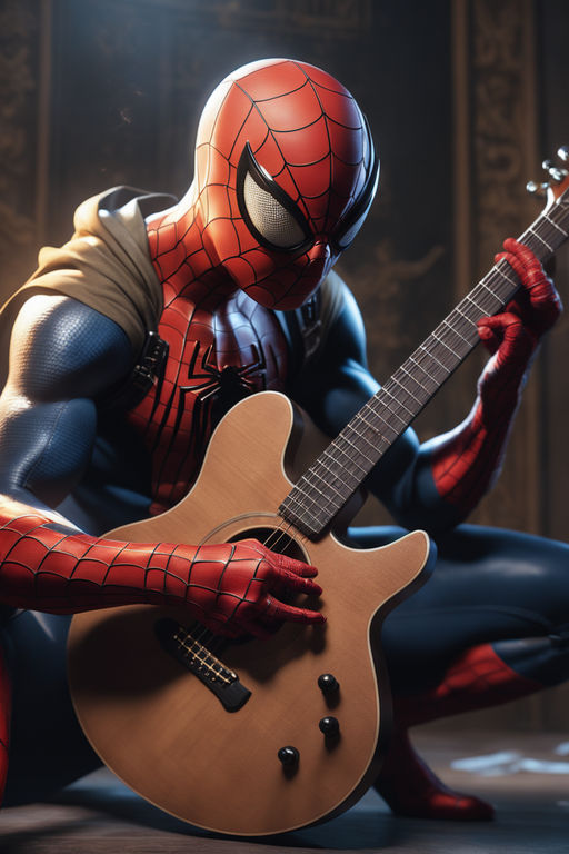 Spiderman playing Guitar by melitooh on DeviantArt