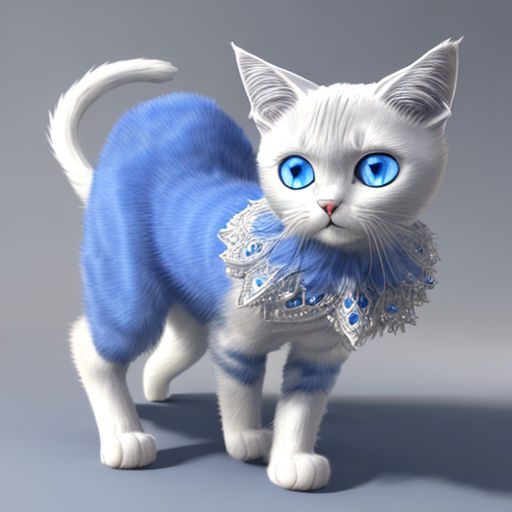 Smurf Cat Whimsy: Embrace Adorable Magic in Feline Blue 