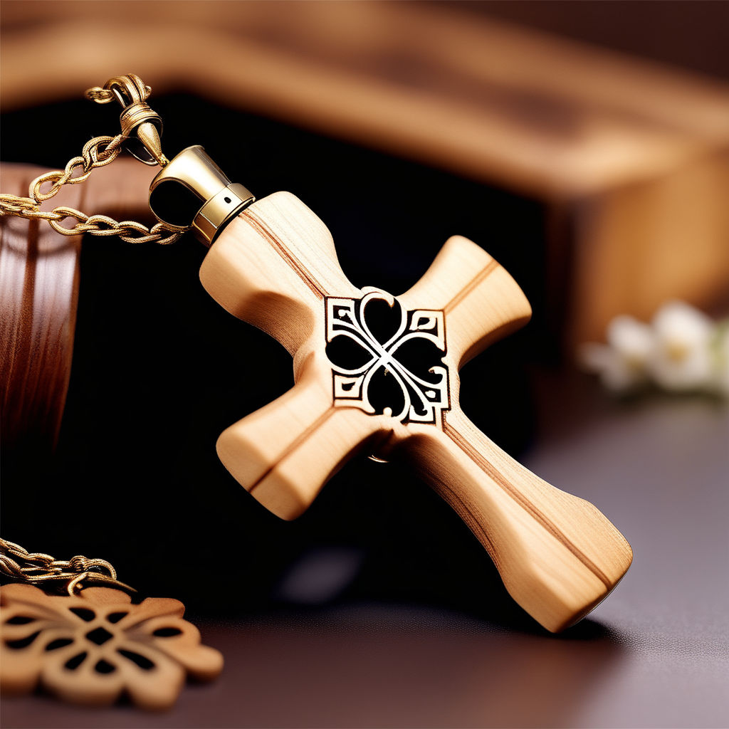 Wooden Cross & Necklace - Orthodox Depot | ICXC Engraved