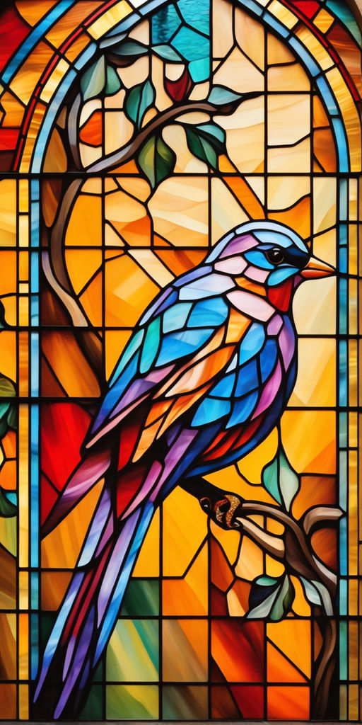 Meadowlark  Best Stained Glass Patterns