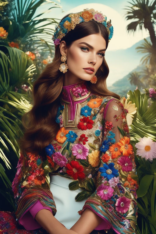 Dolce & Gabbana Goes Tropical for Spring 2020  Tropical fashion,  Womenswear fashion, Fashion