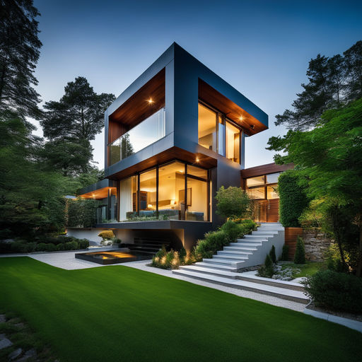 ultra modern house exterior