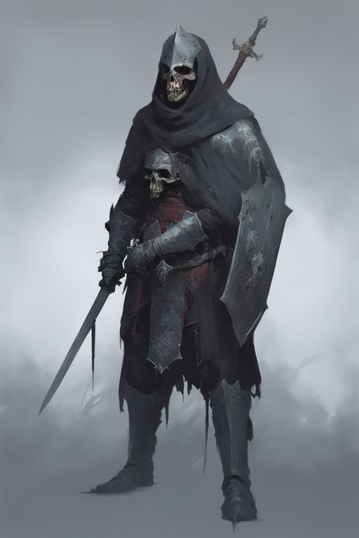 Undead warden-like Skeleton Soldier