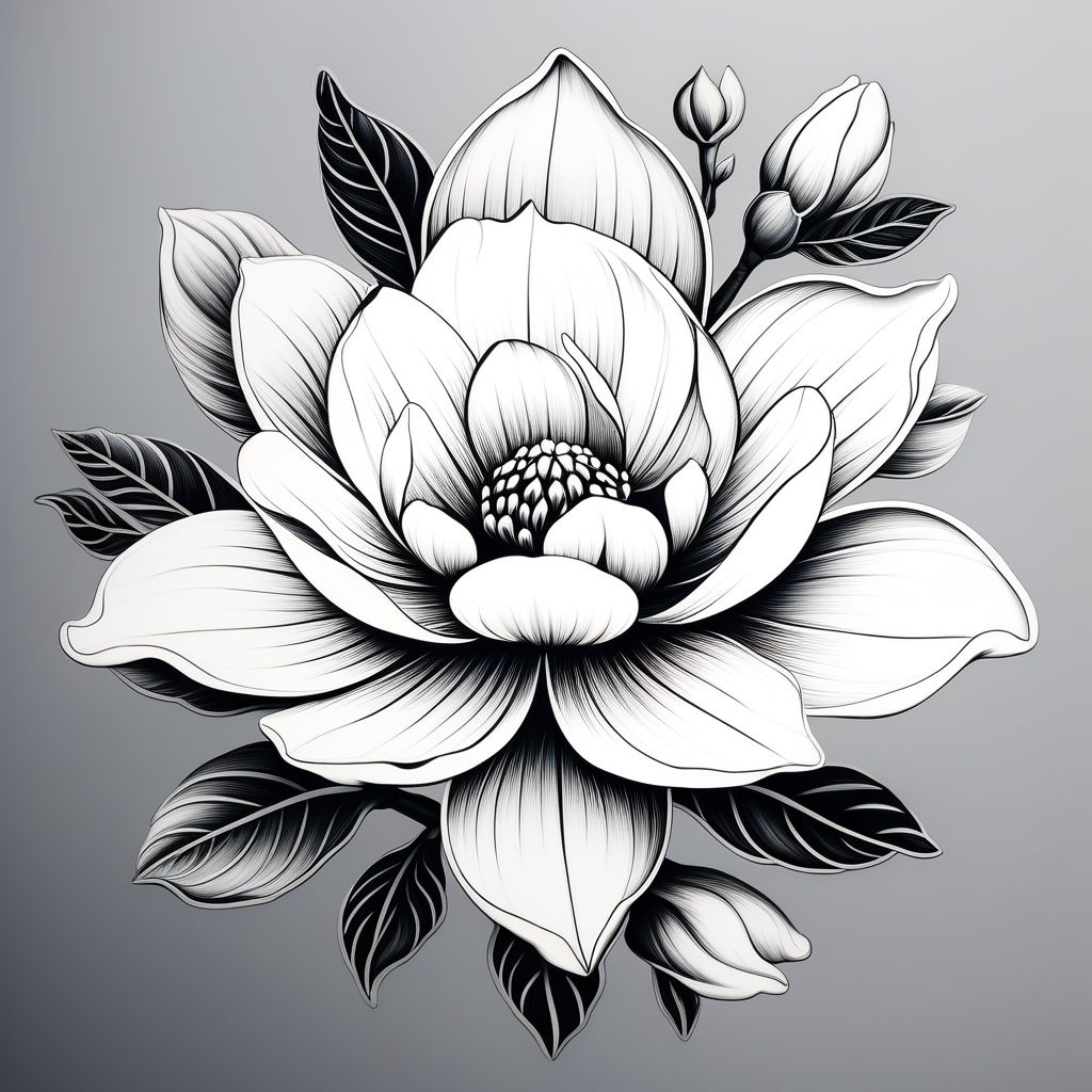 Japanese Tattoo Blue Peony – Joe Haasch Tattoo