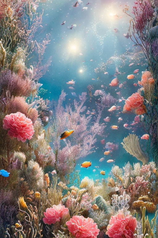ocean floor flowers
