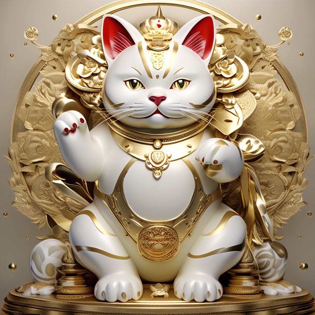 Art Poster Lucky Cat