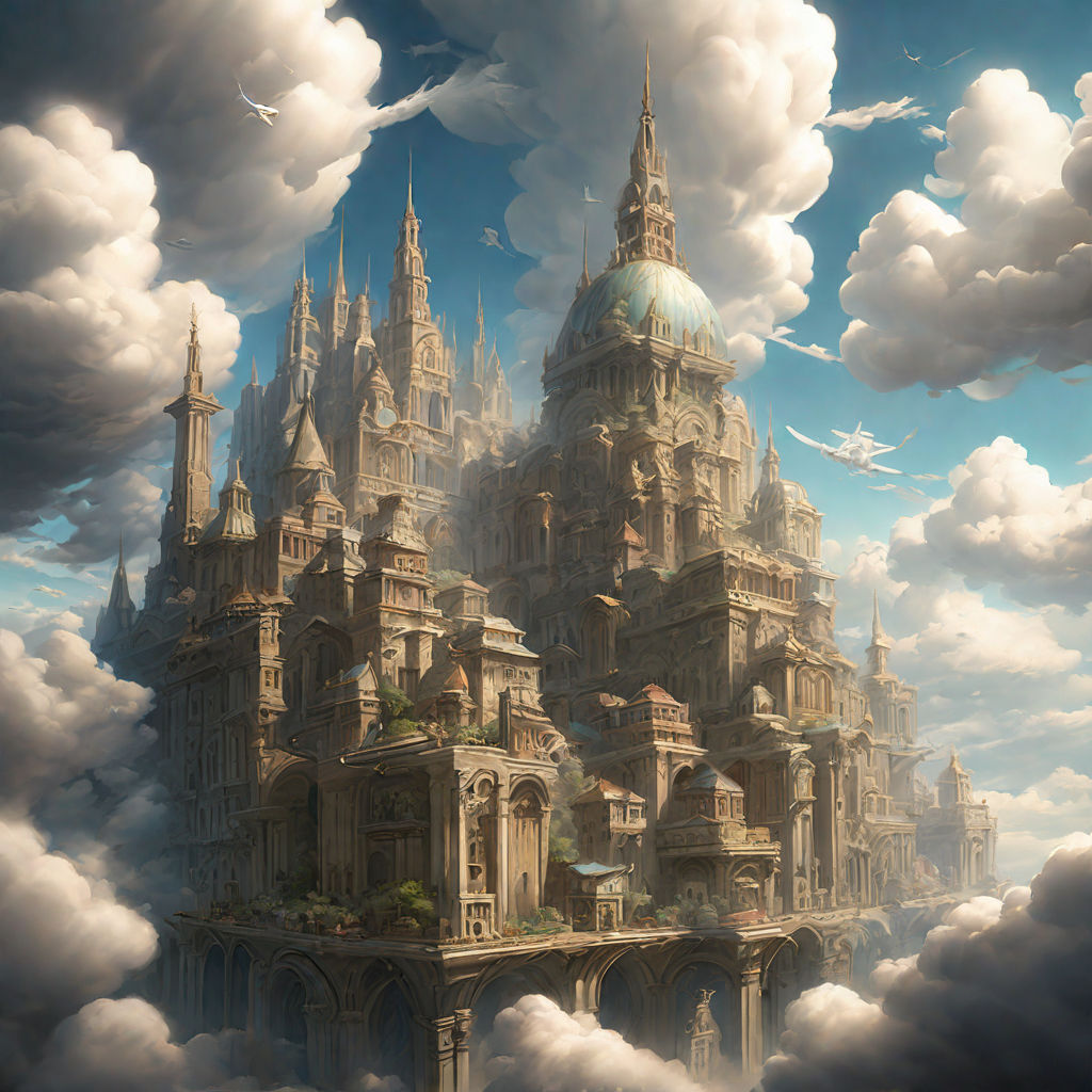 fantasy castles in the sky