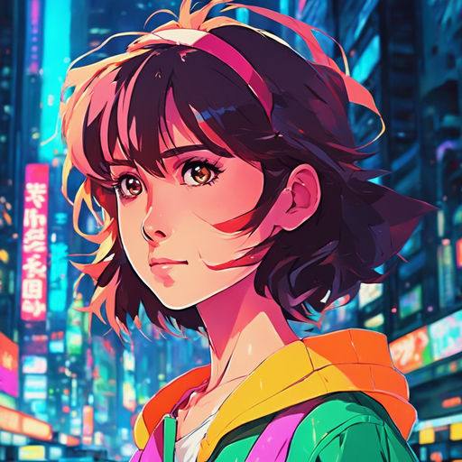 Night Tempo - friday night with 80's anime girls🤟✨✨ | Facebook