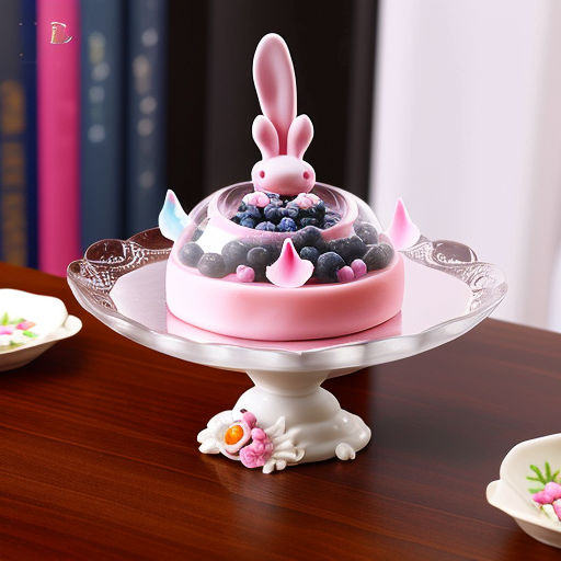 Ceramic Cake Stand Fruit Plate Cute Rabbit Afternoon Tea Dessert Home  Decoration|dishes & Plates Redmiter@ | Fruugo TR